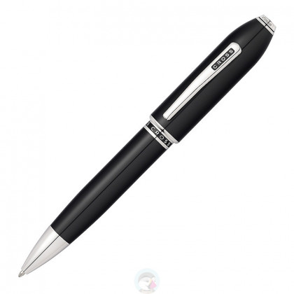 Шариковая ручка Cross Peerless 125 Obsidian Black Lacquer \ AT0702-1