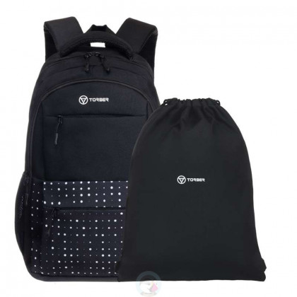 Школьный рюкзак CLASS X TORBER \ T2602-23-BLK-W