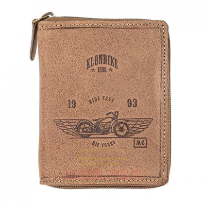 Бумажник на молнии «Wayne Bike» KLONDIKE 1896 \ KD1022-021
