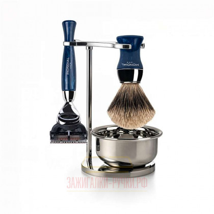 Бритвенный набор HERITAGE AXOLUTE MONDIAL \ ST-945-BLFCT