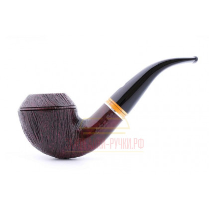 Трубка Mastro de Paja Pettinata Classica с цветным кольцом \ M451-12
