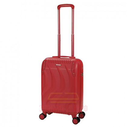 Чемодан пластиковый TORBER малый В Отпуск \ T1225R-S