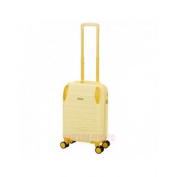 Чемодан пластиковый TORBER малый В Отпуск \ T1225Y-S